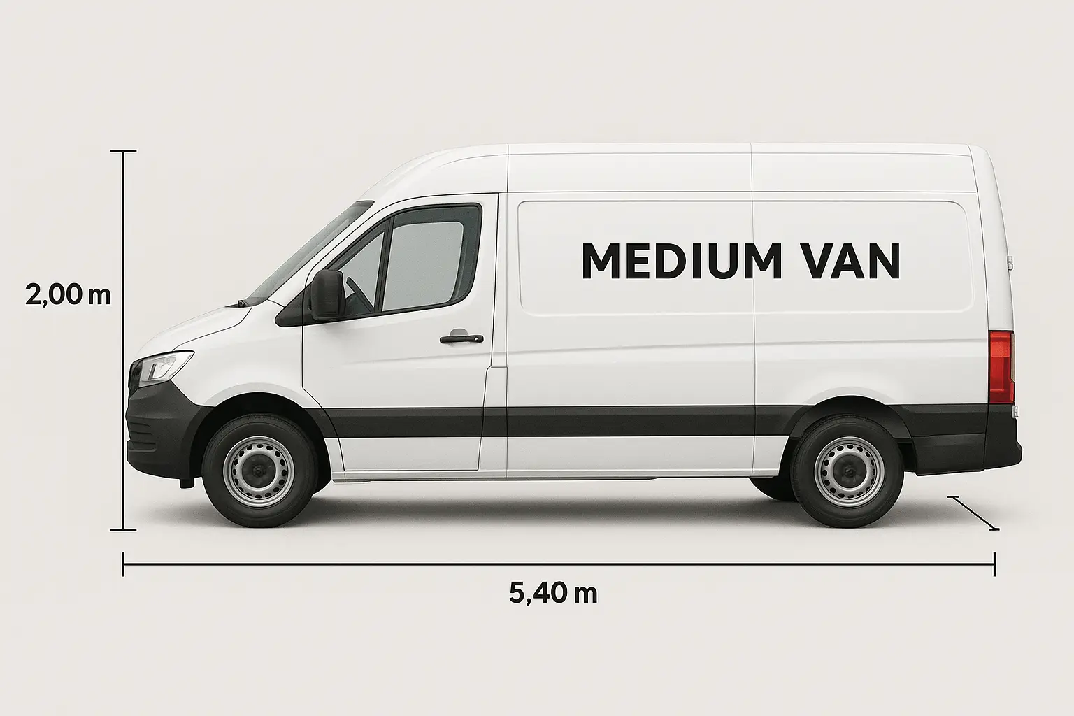 medium moving van size guide